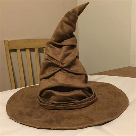 I made my own sorting hat for or first annual Harry Potter themed party ...