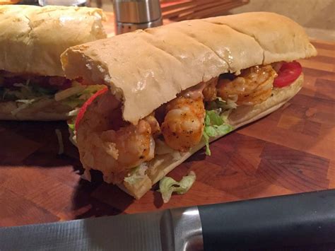 Soup Spice Everything Nice: Grilled Shrimp Po Boy with Kickin' Po Boy Sauce