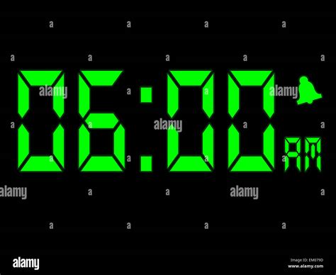 Alarm clock 6 am hi-res stock photography and images - Alamy