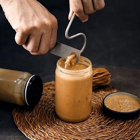 Peanut Butter Stirrer Nut Butter Mixer Stainless Steel Peanut Butter ...