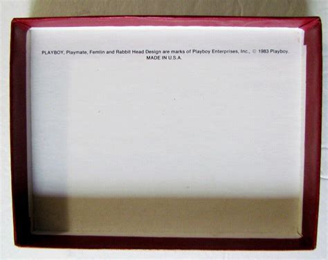Vintage Nude Playboy Playmate Playing Cards 1983 2 Packs 1 opened/ 1 in ...