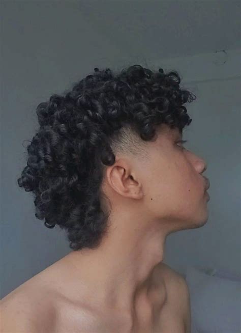 Curly hair mullet – Artofit