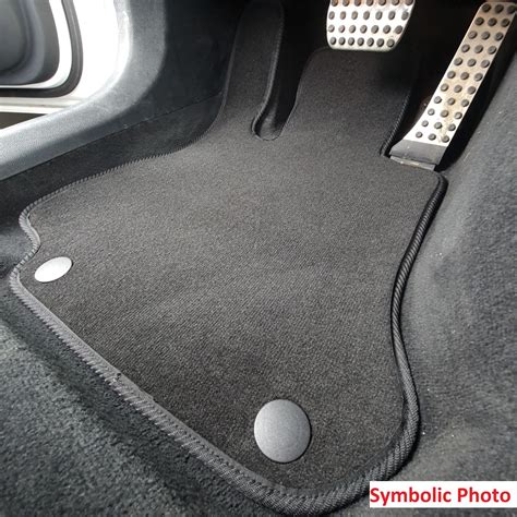 Car Floor Mats For AMG Mercedes SL R230 Velour Waterproof Black Carpet ...