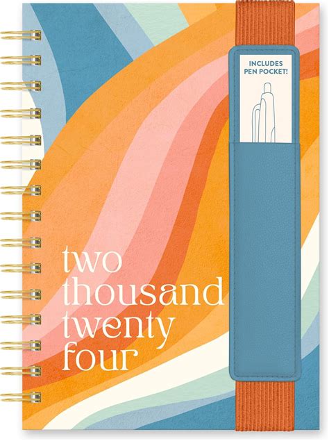 Amazon.com : Orange Circle Studio Oliver Daily Planner 2024-2025, 17 ...