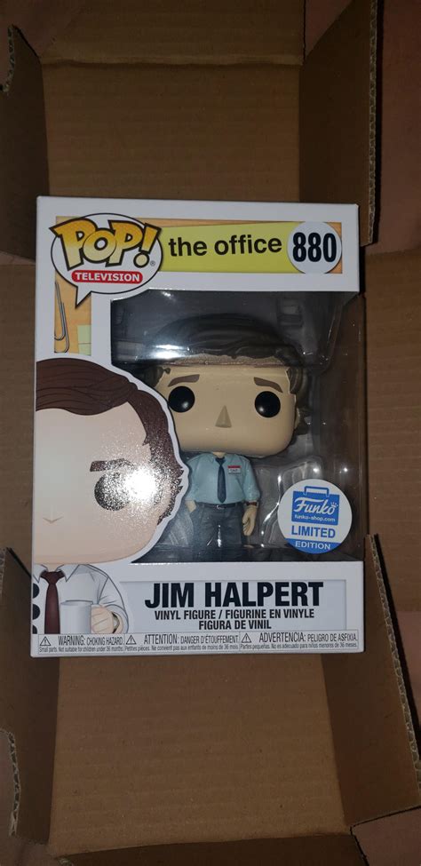 So I ordered the Funko Pop Up shop Three hole punch Jim and they sent ...