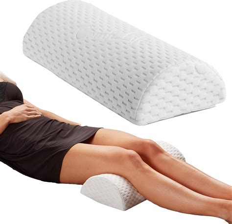 Brandclub - ComfiLife Knee Pillow for Back Sleeping – 100% Memory Foam Bolster Pillow for Legs ...
