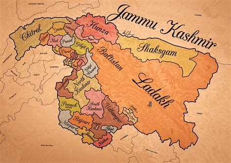 Kashmir Map Political