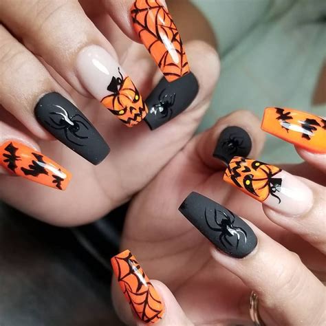 Halloween Gel Nail Art