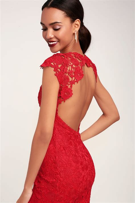 What To Wear With Red Lace Dress at Becky Moreno blog
