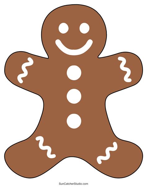 Gingerbread Man Template Printable | Printable Templates