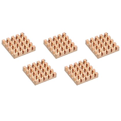 Amazon.co.jp: uxcell ヒートシンクキット 純銅 14 x 14 x 3 mm ICチップMOSメモリ放熱用 サーマルパッド ...