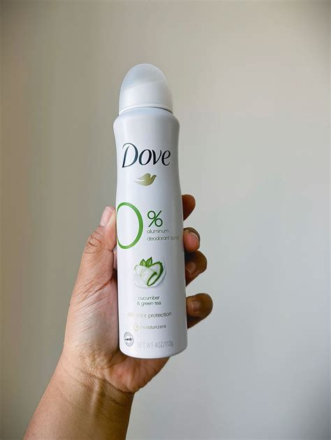 The Dove 0% Aluminum Deodorant Spray Will Keep You Smelling Fresh for ...