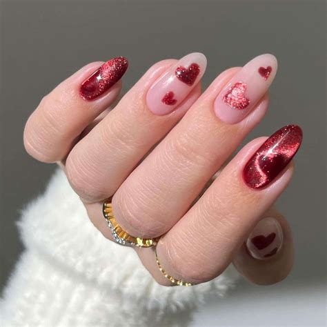 15 Velvety Valentine's Nail Ideas for a Luscious Look | Gel nails ...