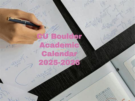 Cu Boulder Spring 2025 Calendar Printable - EJMagazine.com