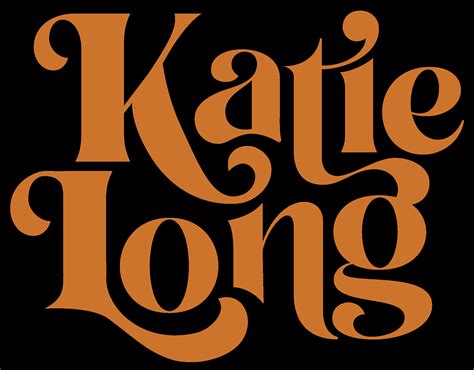 The Name Katie In Fancy Writing