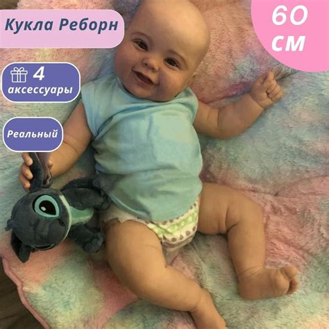 Кукла Реборн Силиконовая 60 См Симуляция Кукла Реборн - купить с ...