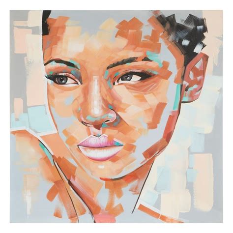 Emaga Płótno SEMANA 100 x 3,5 x 100 cm Twarz - Inna marka | Sklep EMPIK.COM