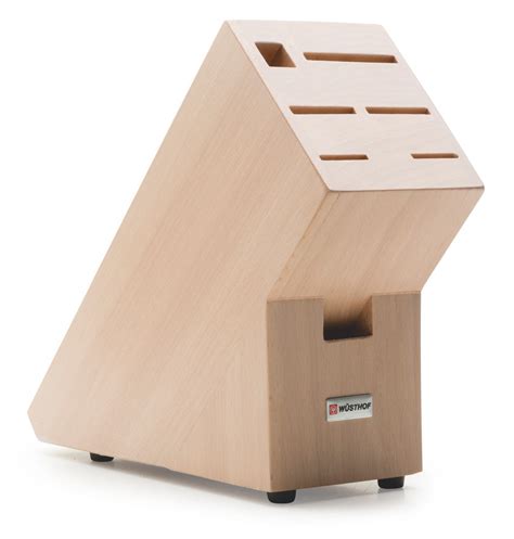 Wusthof 7 Slot Beech Knife Block