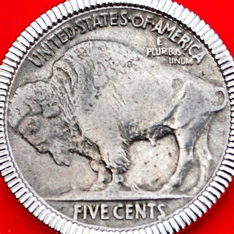 US 1937 Indian Head Buffalo Nickel 5 Cent Coin Solid 925 | Etsy