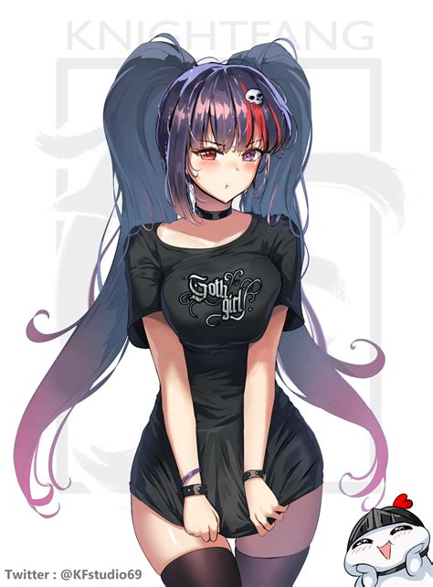 OC Goth anime girl[MAKE HER FLASH BOOBS] by Knightfanghentai on Newgrounds
