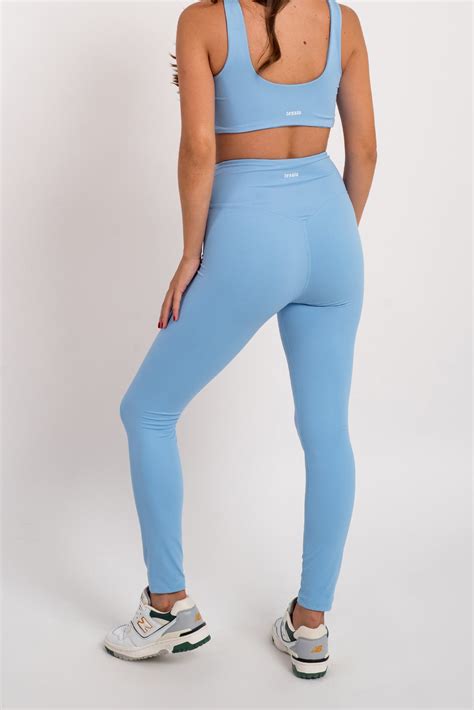 Harmony Light Blue Leggings – TessiaActivewear