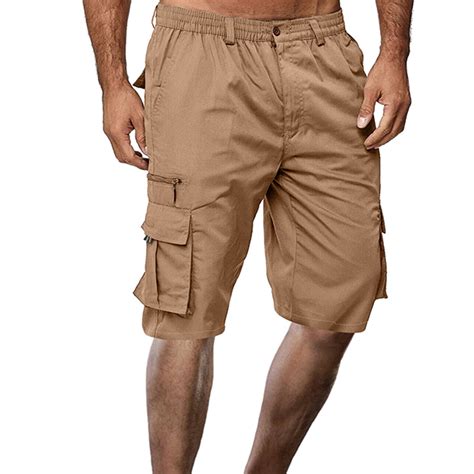 HIMIWAY Big Mens Shorts Plus Size Men's Cargo Shorts Multi-Pockets ...