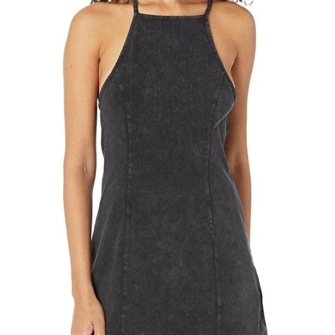 Billabong Go Easy Off Black Sun Dress Size XS - Depop