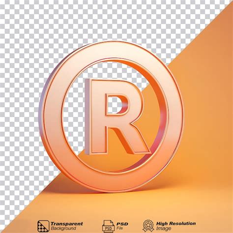 Registered Trademark Symbol isolated on transparent background ...