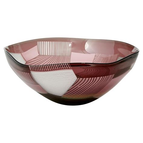 Abstracted Land Grey Sky over Moss Green, cut glass centrepiece by Kate ...