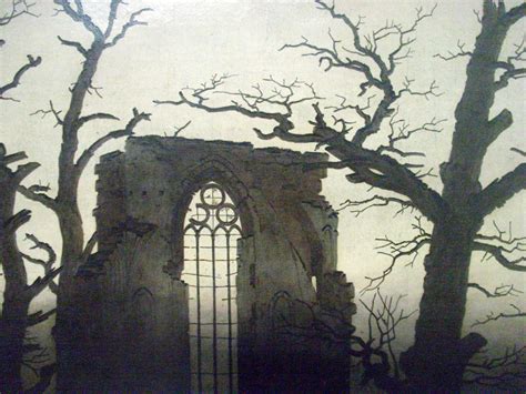 Caspar David Friedrich: The Abbey in the Oakwood (Templom a tölgyek ...