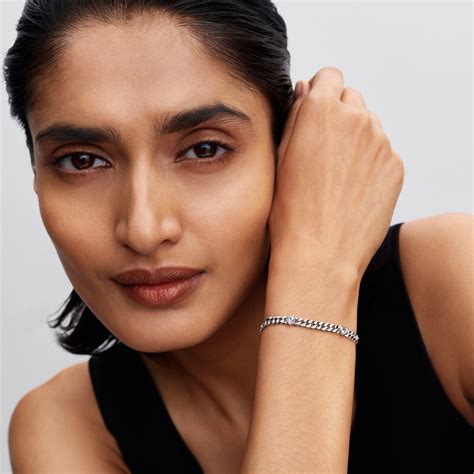 Pandora Heart Cuban Chain Bracelet – Pancharmbracelets