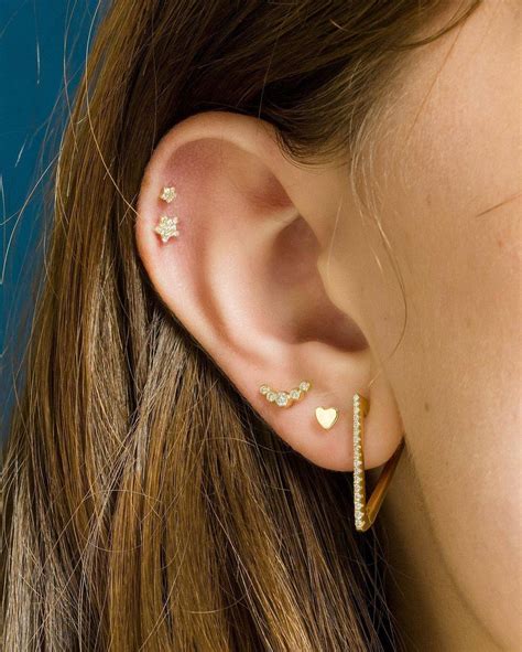 Double Helix Ear Piercing