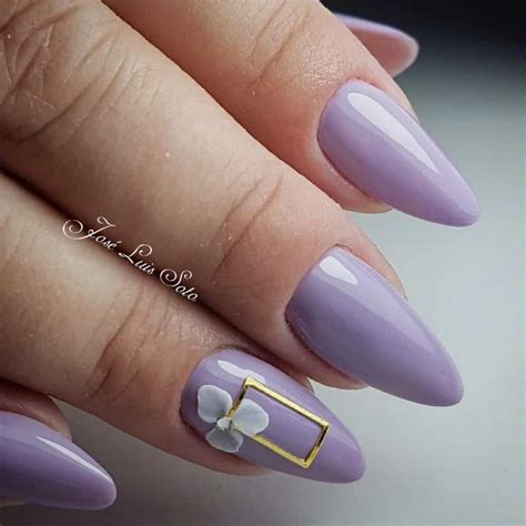 Top 30 Prettiest Lavender Nail Design Ideas (2023 Update) | Lavender ...
