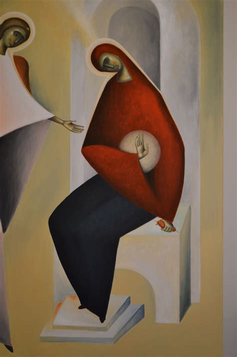The Annunciation Contemporary Religious Art - Byzantine icons