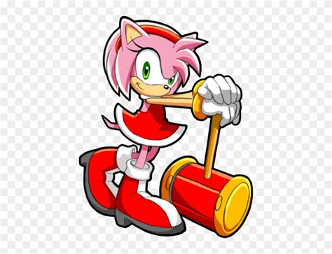 Amy Rose - Amy Rose With Hammer Clipart (#3665982) - PinClipart