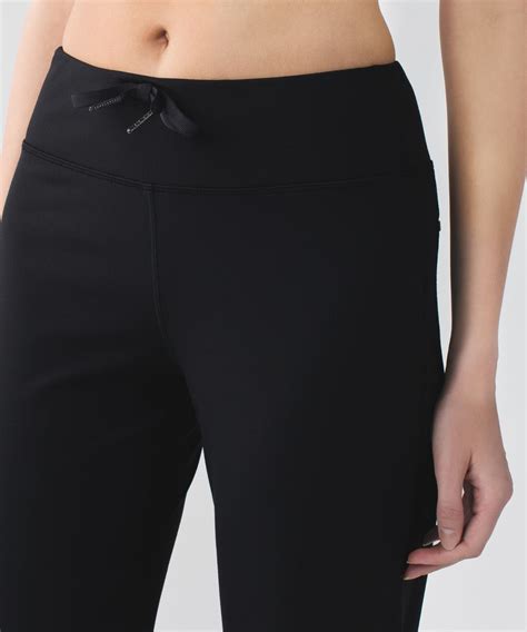Lululemon Relaxed Fit Pant - Black - lulu fanatics