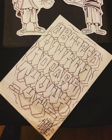 How To Draw Gang Letters at John Tabarez blog