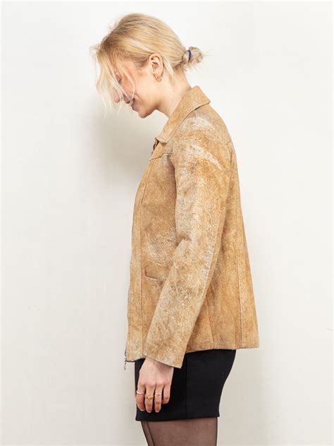 Online Vintage Store | 90's Women Suede Jacket | Northern Grip ...