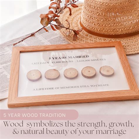 5th Anniversary Traditional Gift Celebrating Your 5th Wedding