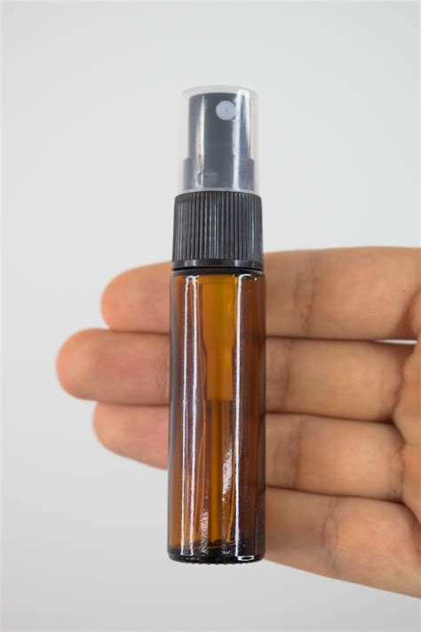 Envase | 10 ml | Ambar | Vidrio | Con Spray | SOLOENVASES