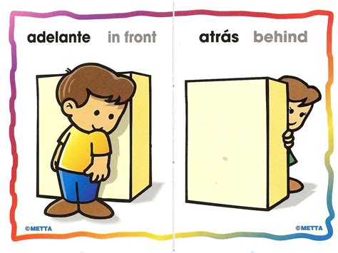 CONCEPTO DELANTE - DETRÁS - SEMANA ONCE