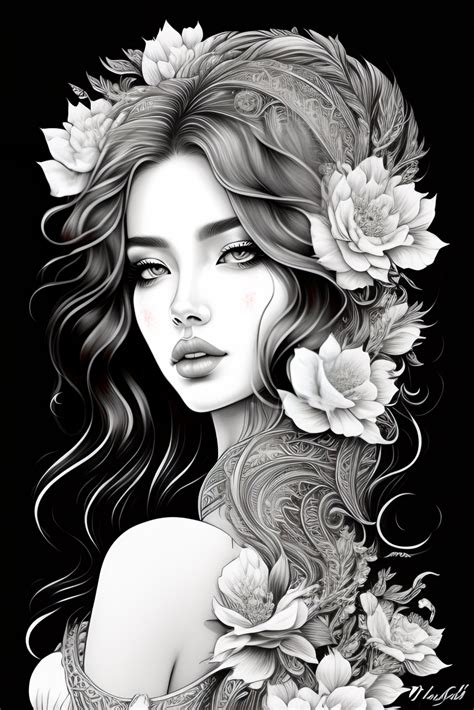 Ai art lady woman beautiful ai generated artificial intelligence girl ...