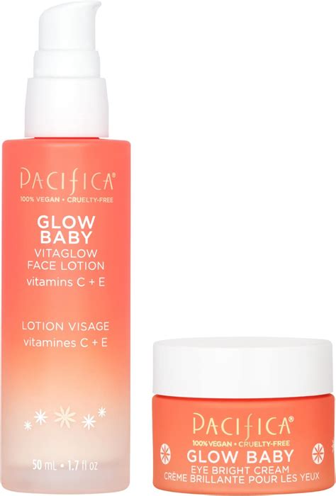 Amazon.com: Pacifica Glow Baby Face Lotion & Eye Cream Set of 2 ...