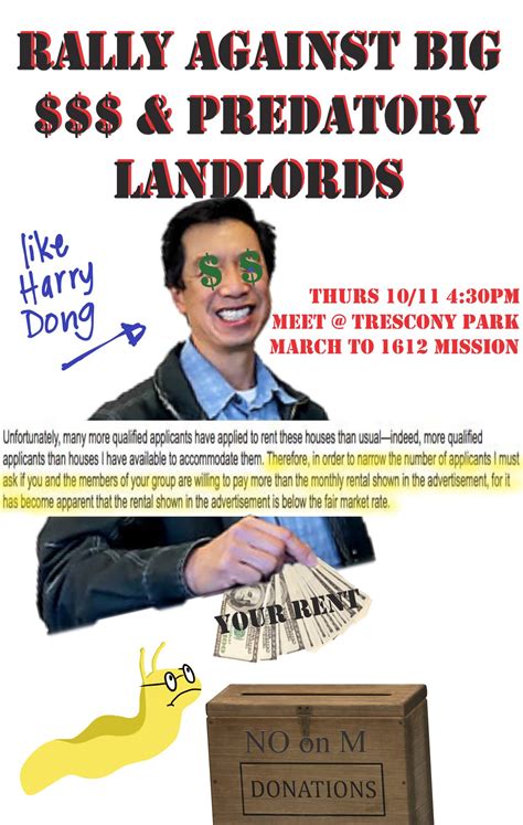 Rally Against Big Money and Predatory Landlords : Indybay