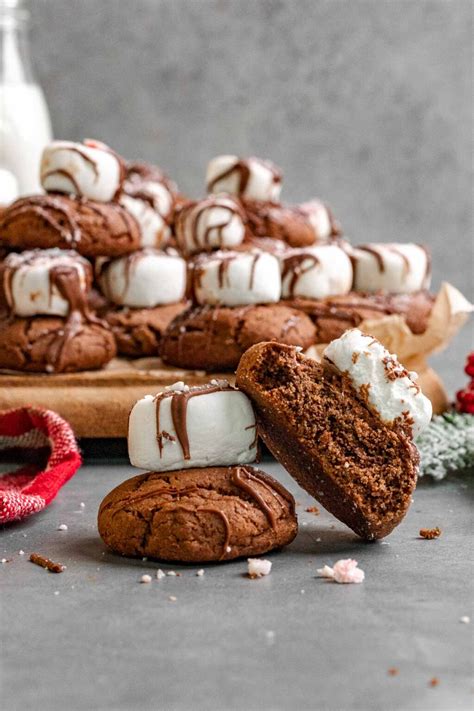 Peppermint Hot Chocolate Cookies Recipe - Dinner, then Dessert