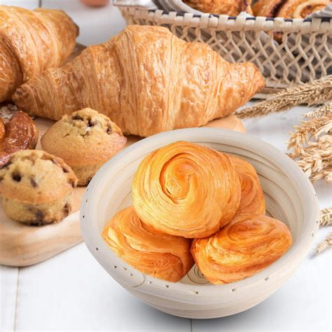 Cesta de ratán cestas de ratán almacenamiento de frutas pasteles de 11 ...