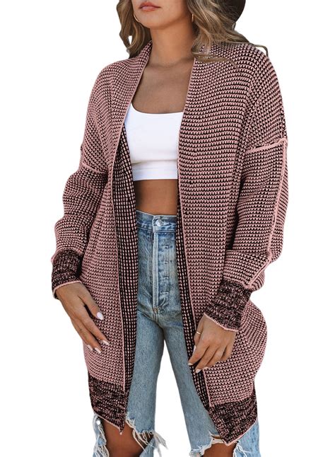 Eytino Sweaters for Women Cardigan Sweaters Oversized Open Front Chunky ...