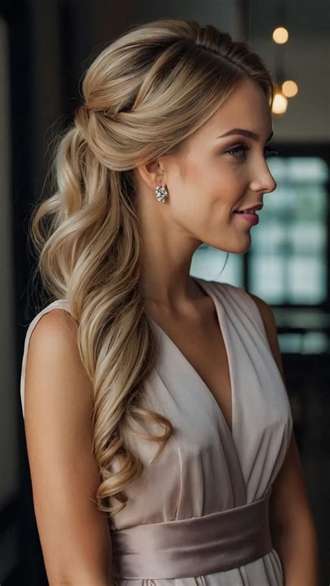 Stunning and Simple: 10 Bridesmaid Hairstyles for Long Hair