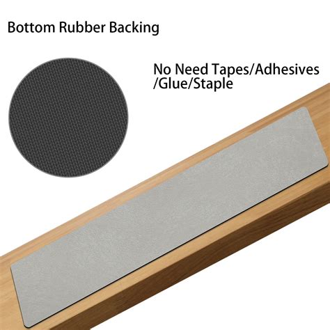 Buy Rubber Stair Treads Non-Slip Step Mats for Stairs, GOYLSER Stairway ...