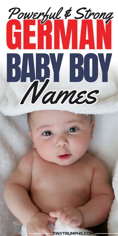 Unique and Powerful German Boy Names - Tinytruimphs